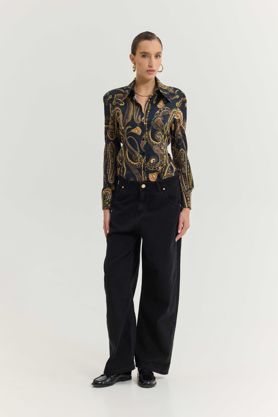 Bafalo Denim Pants (Black)