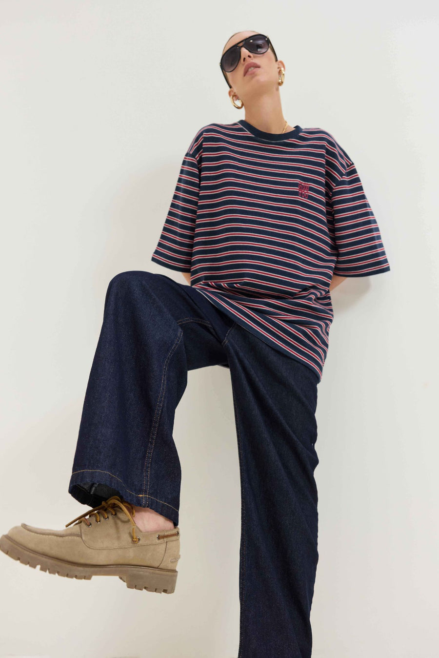 Sahara Stripes T-shirt (Blue)