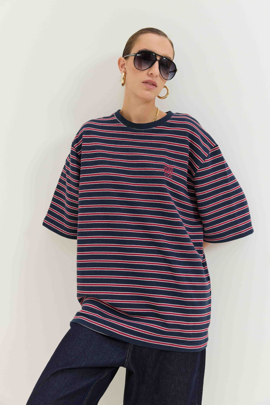 Sahara Stripes T-shirt (Blue)