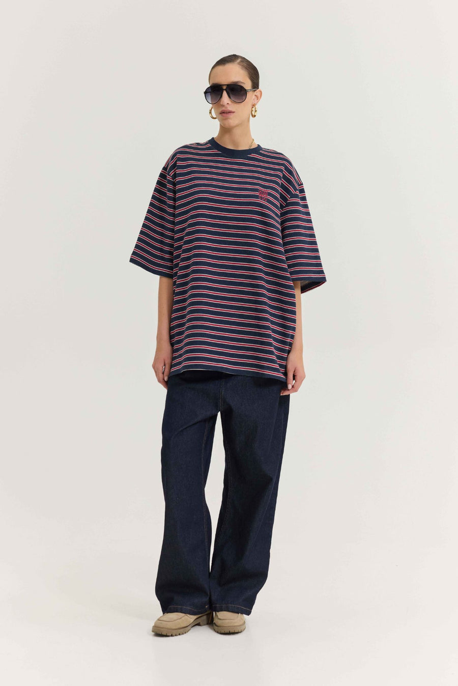 Sahara Stripes T-shirt (Blue)