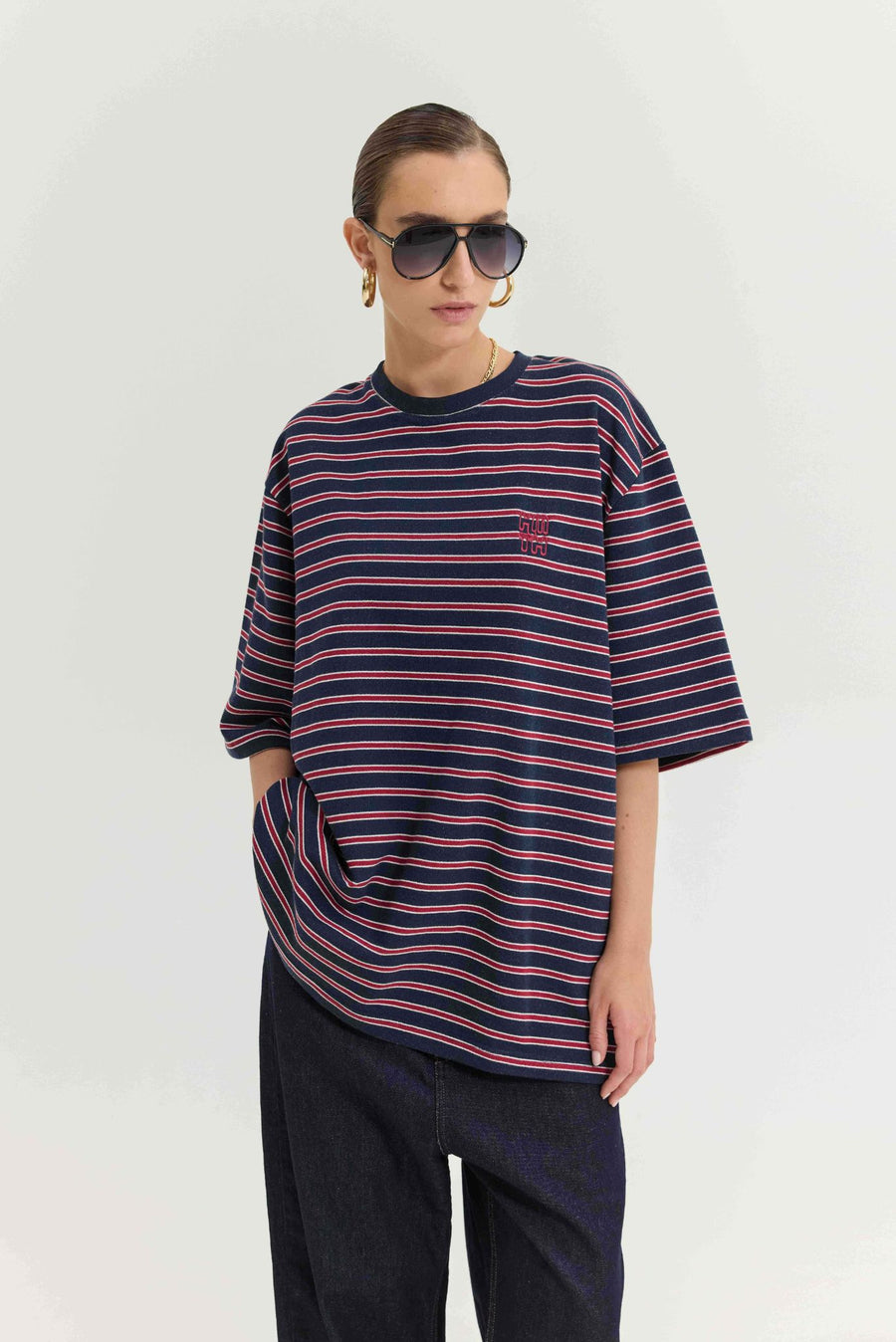 Sahara Stripes T-shirt (Blue)