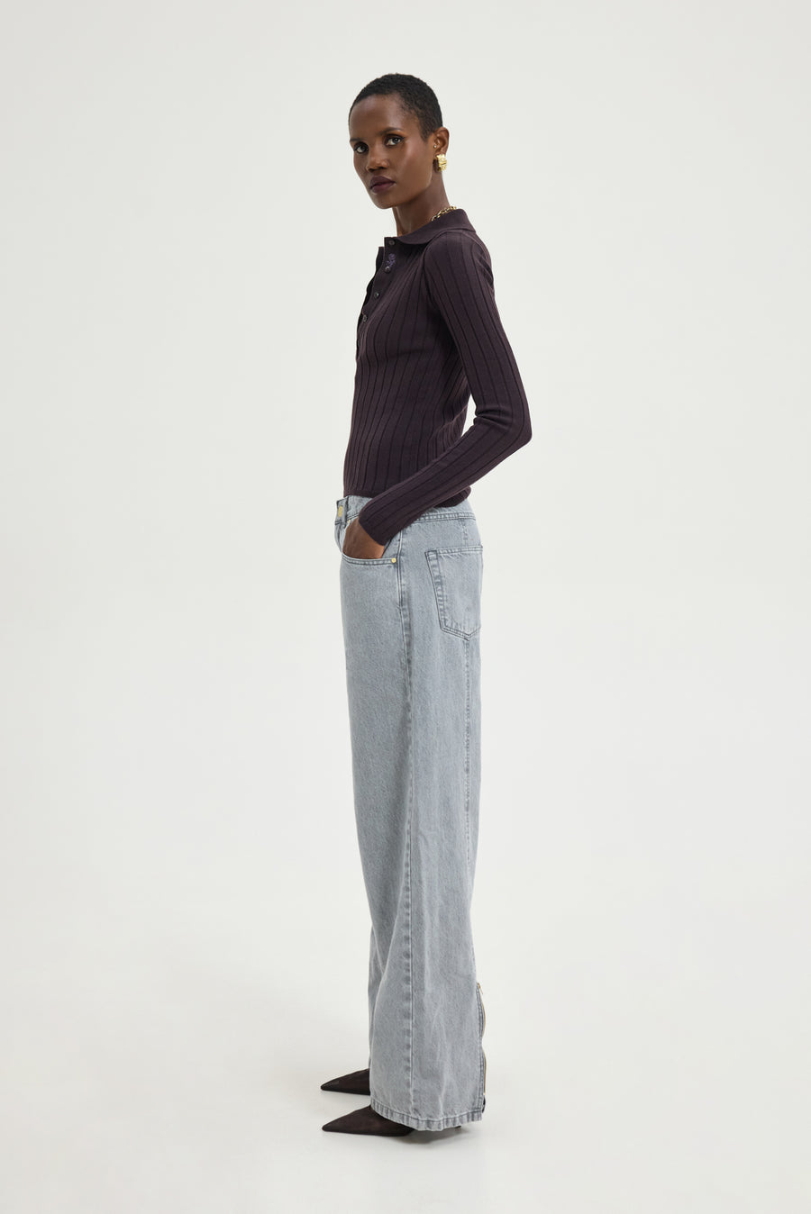 Bafalo 'Z' Denim Pants (Grey)