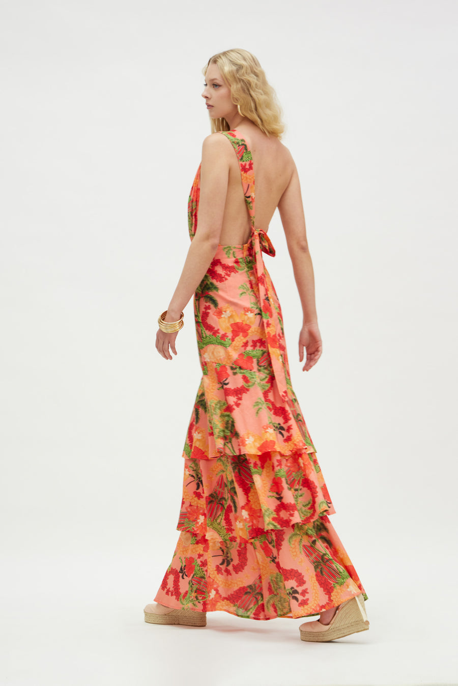 Samer Dress (Coral)