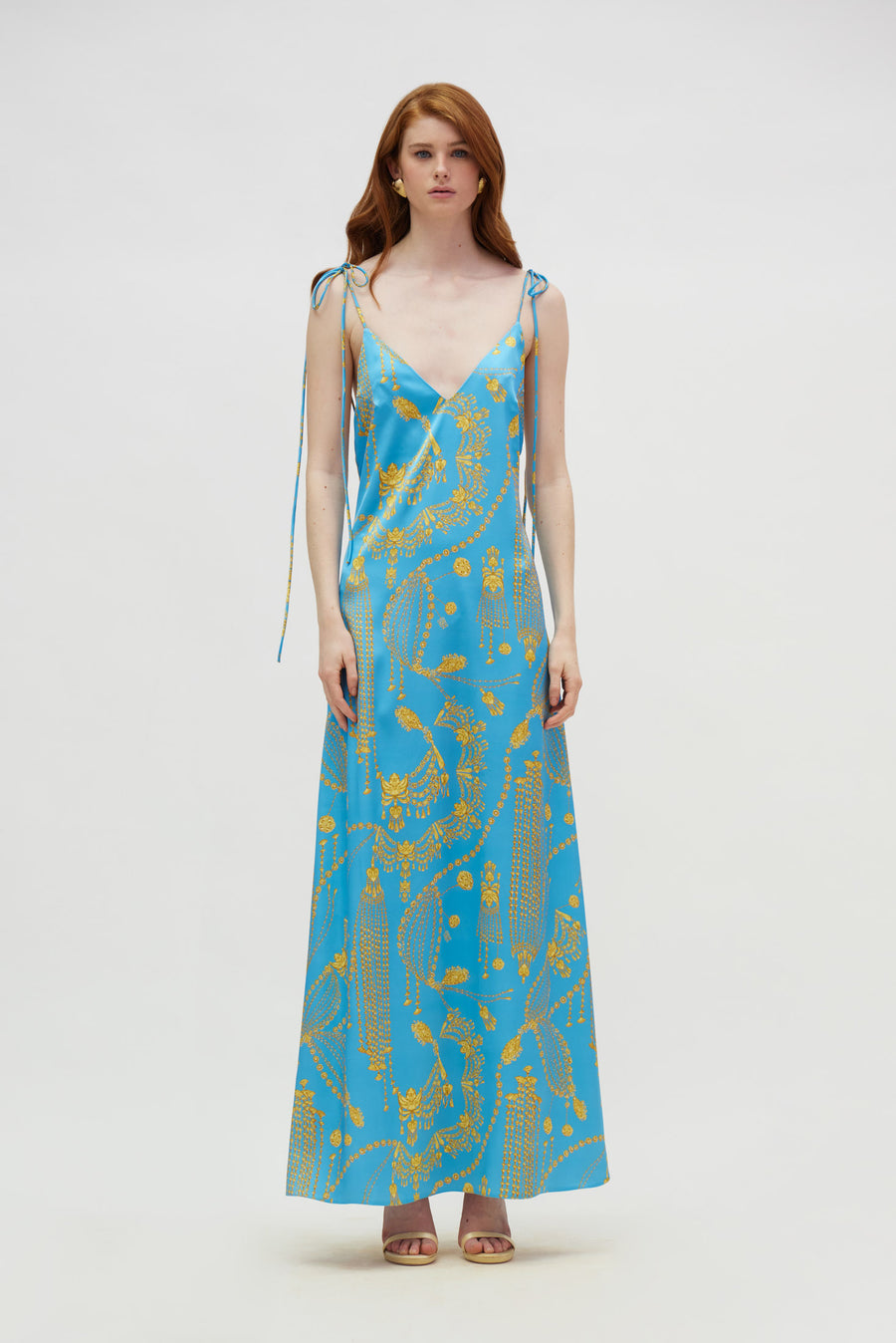 Celeste Dress (Capri blue)