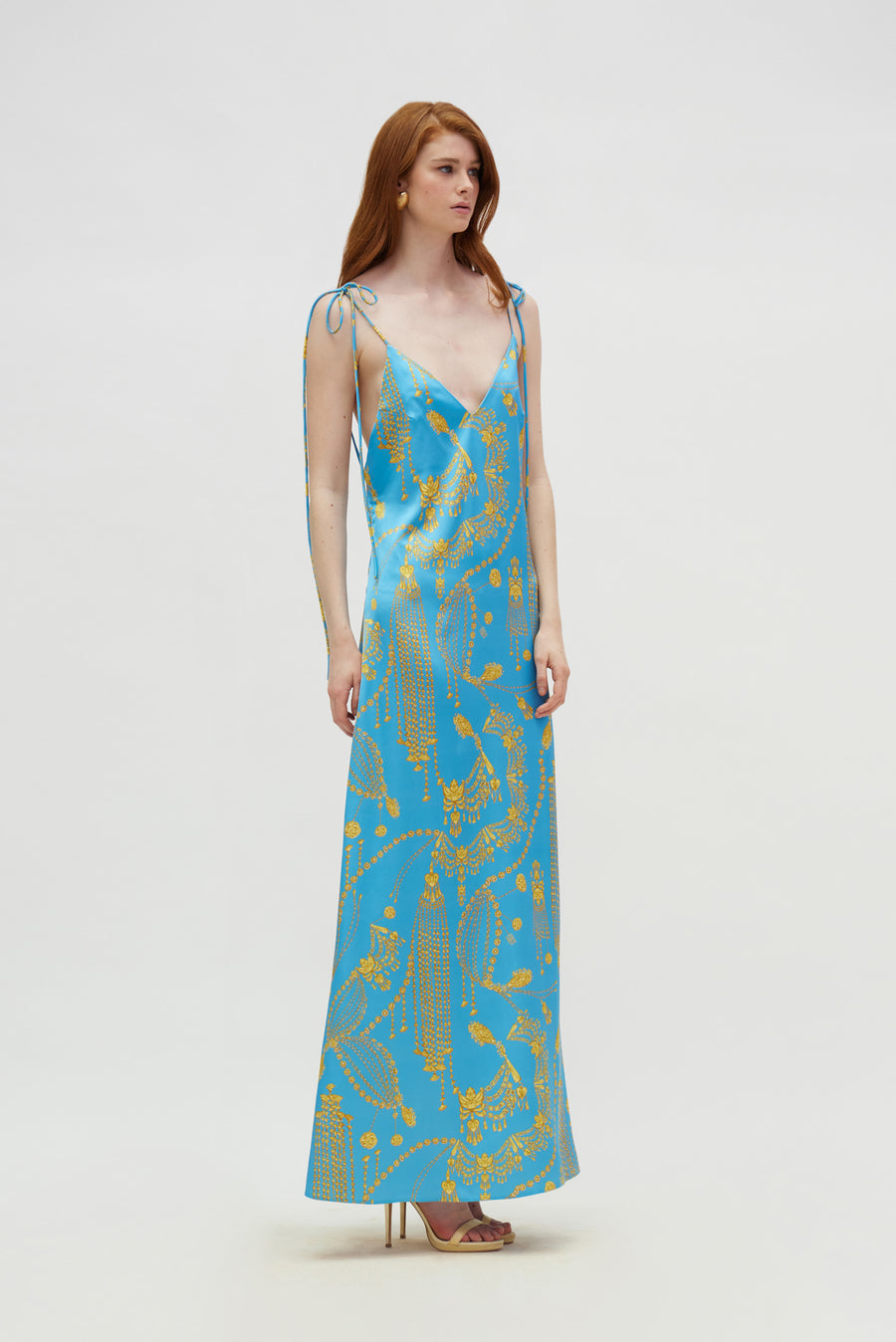 Celeste Dress (Capri blue)