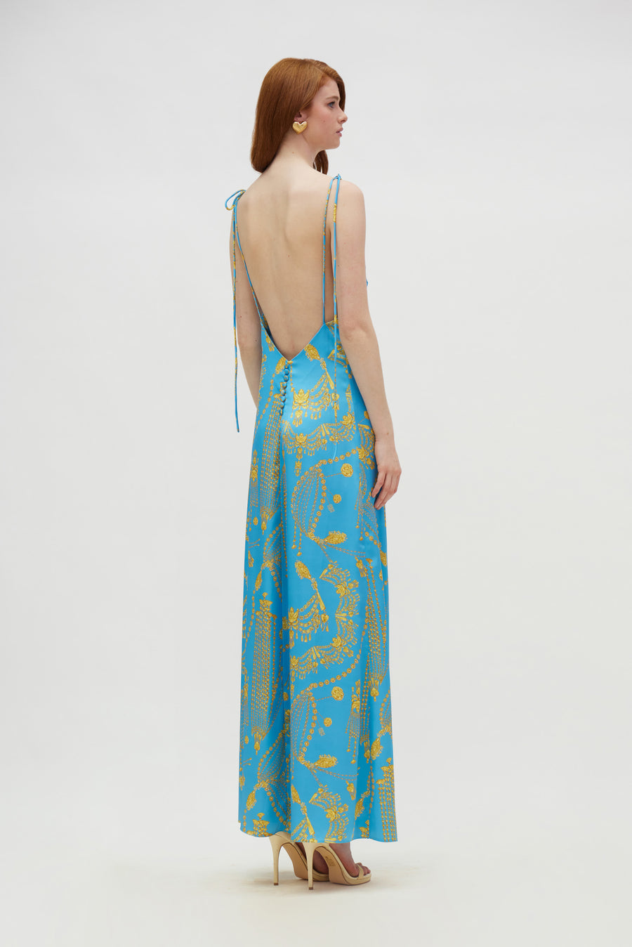 Celeste Dress (Capri blue)
