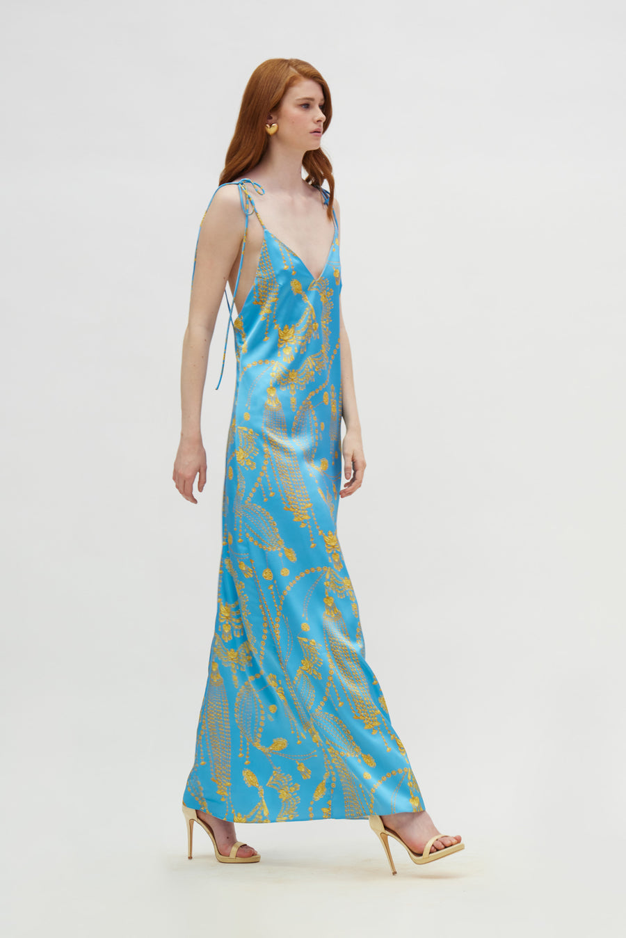 Celeste Dress (Capri blue)