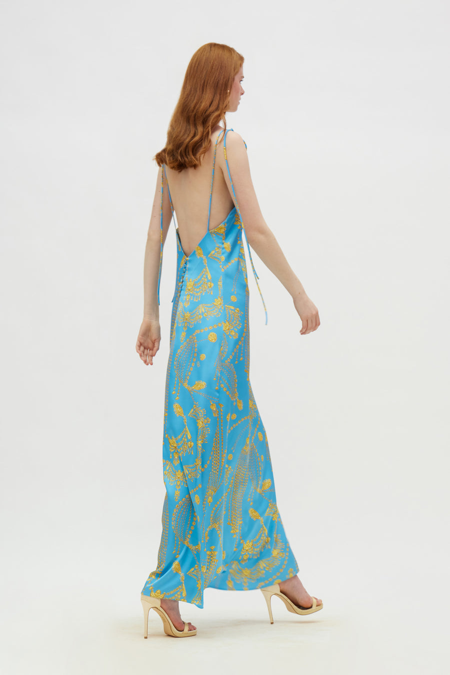 Celeste Dress (Capri blue)