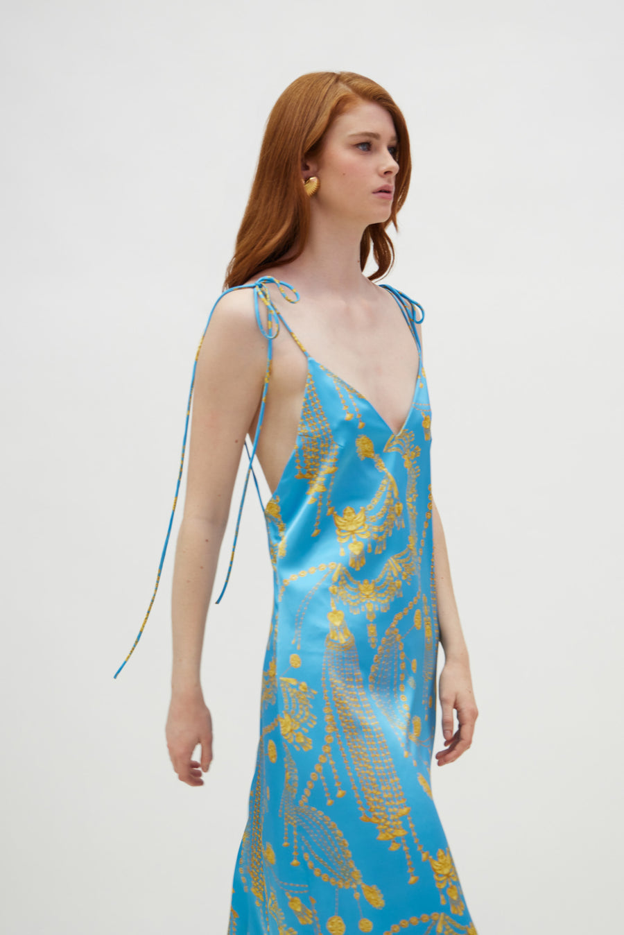 Celeste Dress (Capri blue)