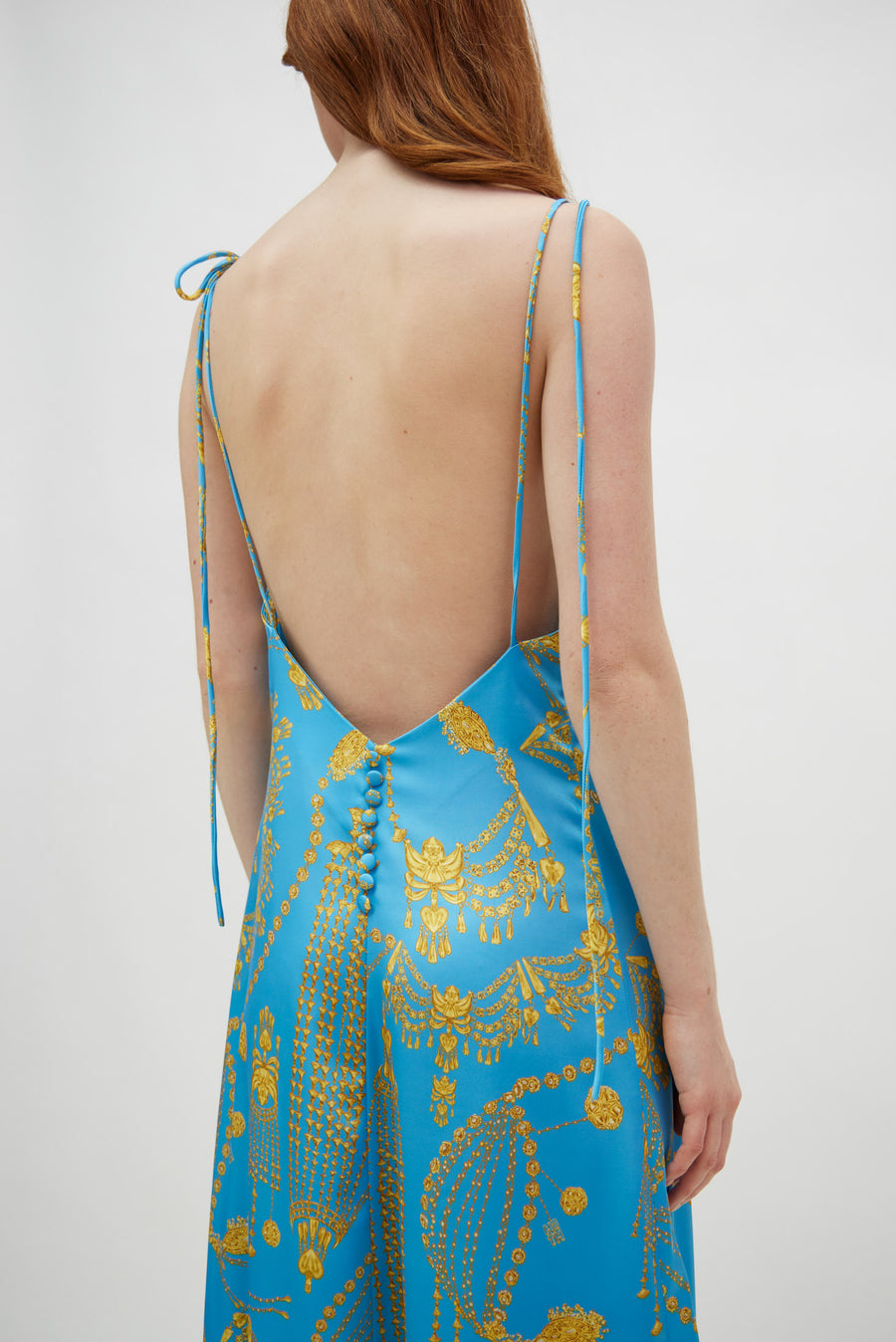 Celeste Dress (Capri blue)