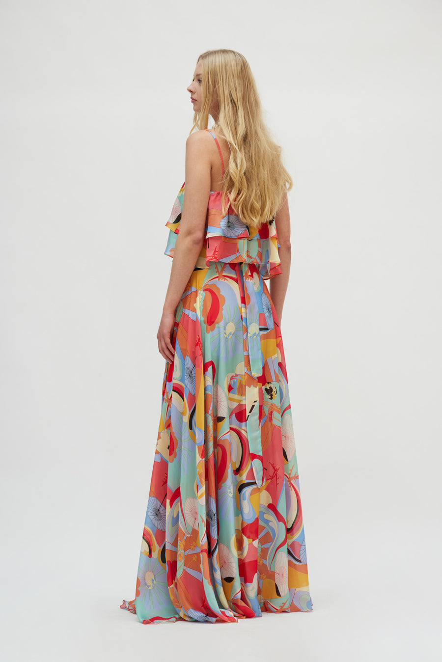 Dalia Skirt (Watermelon red)