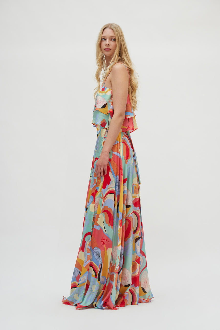 Dalia Skirt (Watermelon red)