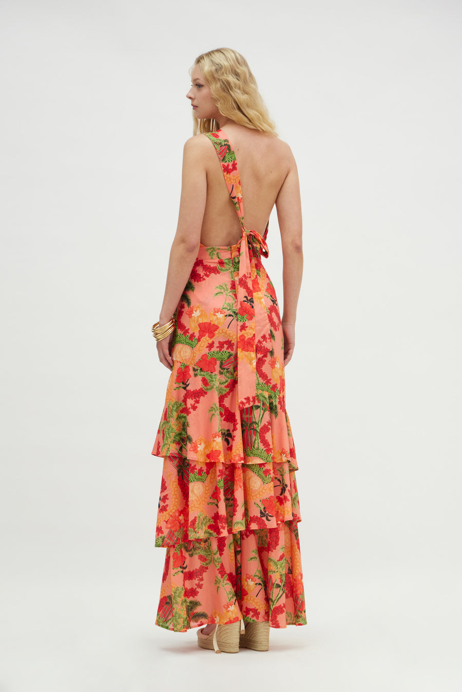Samer Dress (Coral)