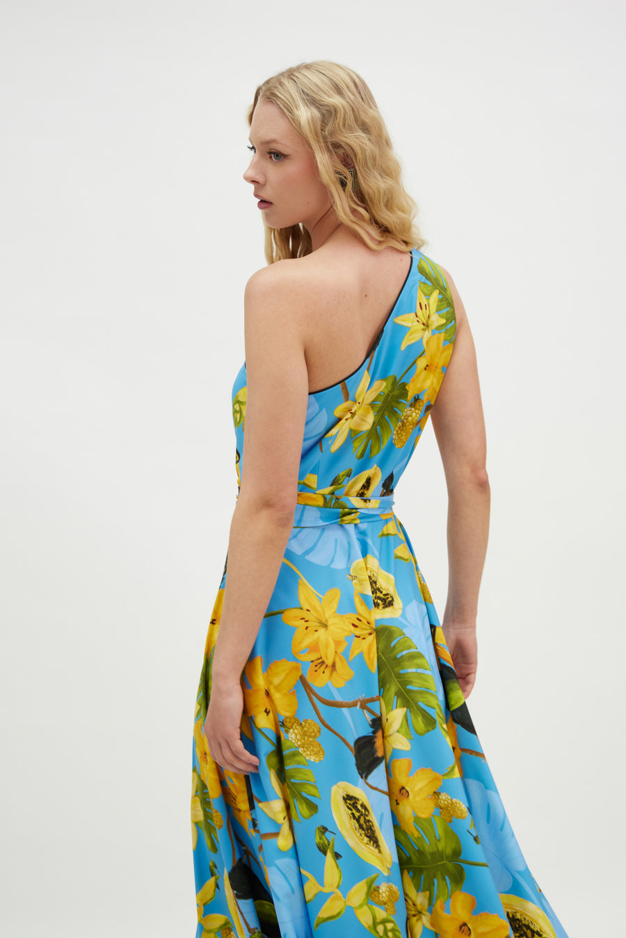 Calliroe Dress (Capri blue)