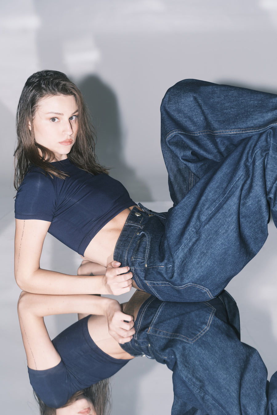 Bafalo Denim Pants (Dark Blue)