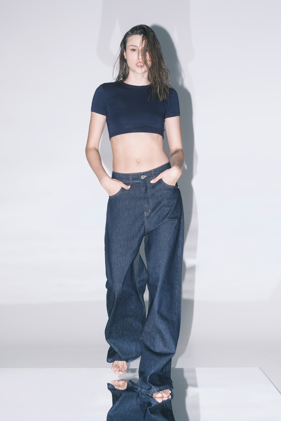 Bafalo Denim Pants (Dark Blue)