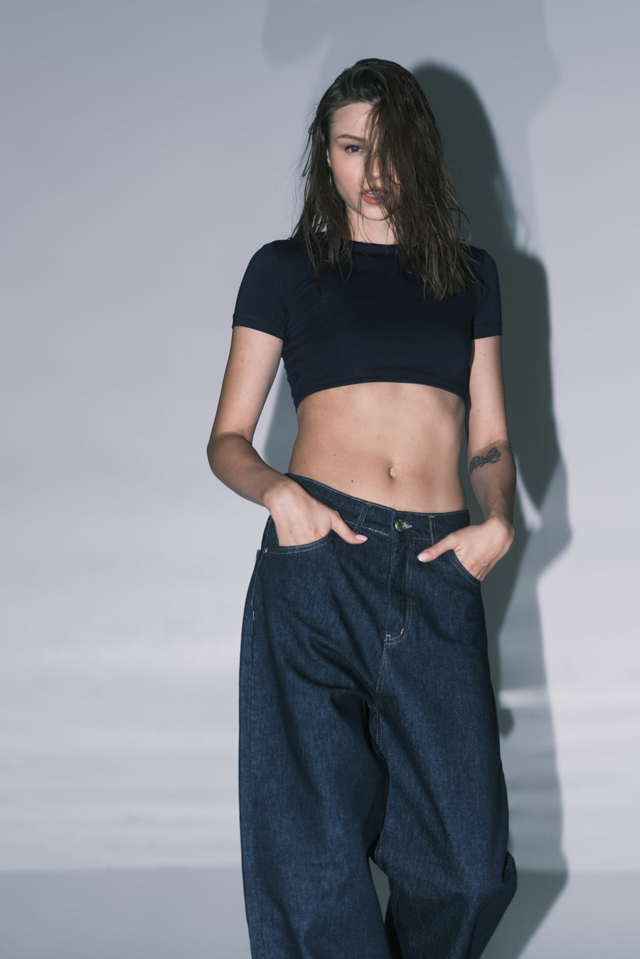 Bafalo Denim Pants (Dark Blue)