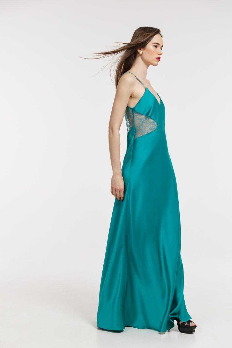 Iphigenia Dress (Emerald)
