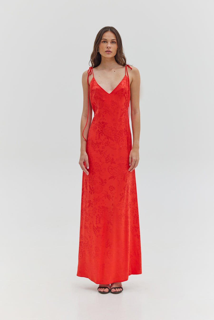 Celeste Dress (Watermelon red)