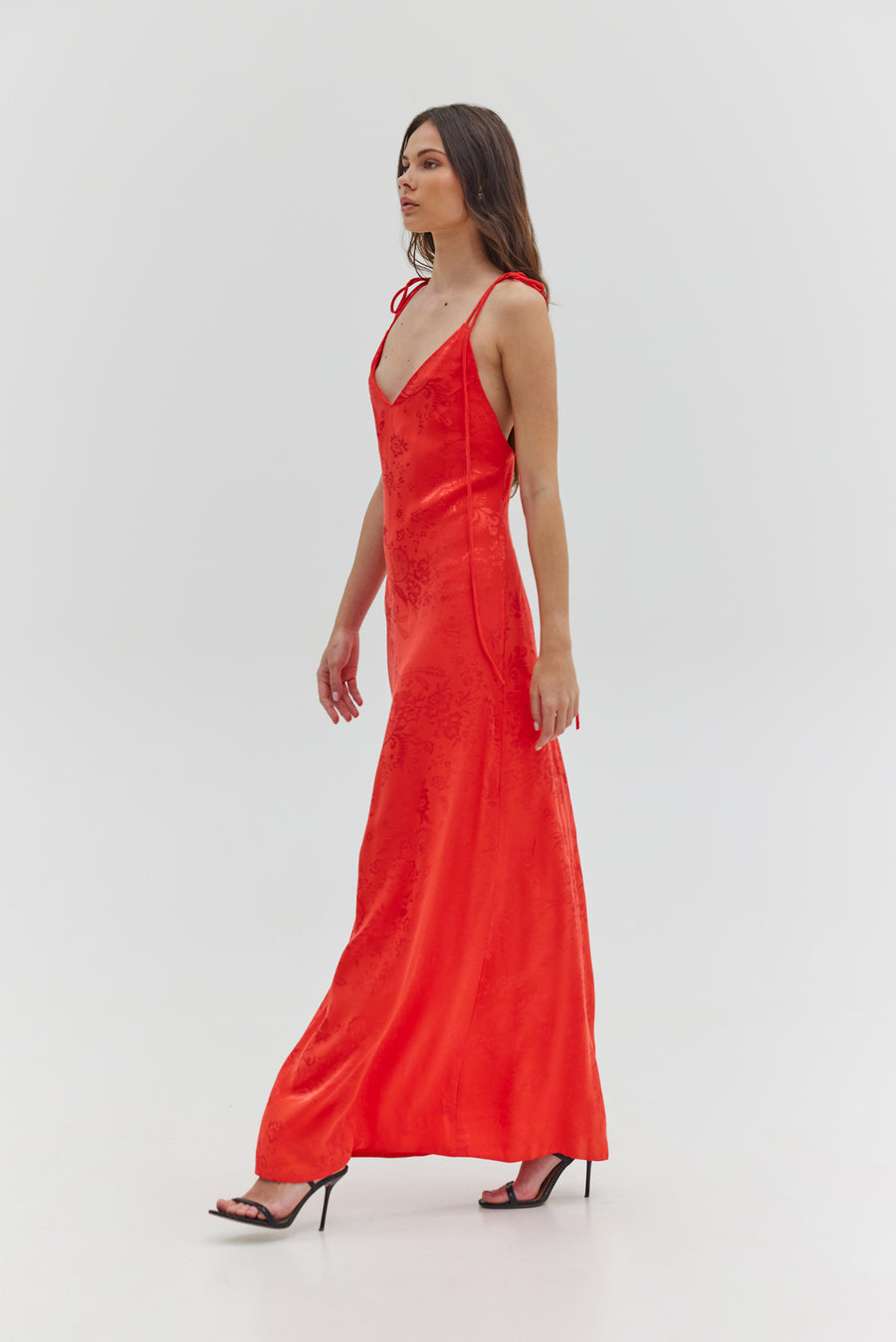 Celeste Dress (Watermelon red)