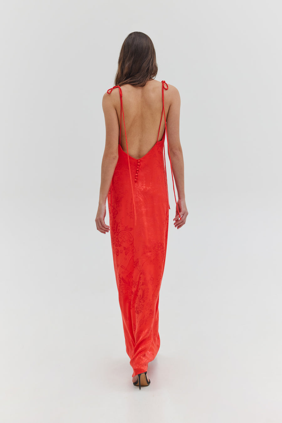Celeste Dress (Watermelon red)