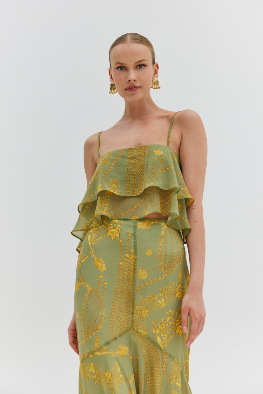 Ariel Skirt (Gold green)
