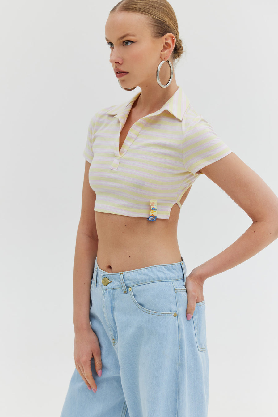 Bora Bora Top (Yellow Stripes)