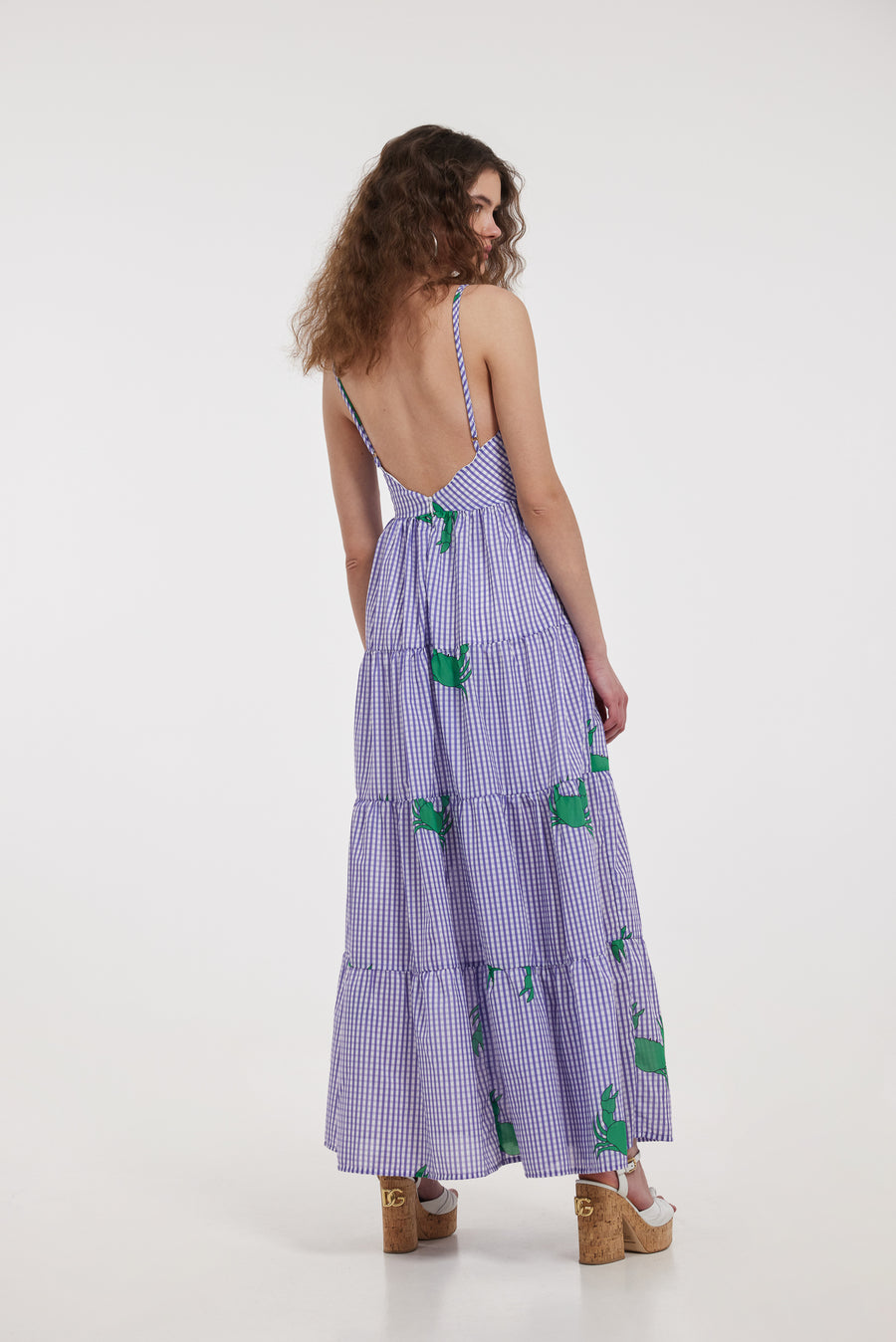 Ether Dress (Plaid Purple)