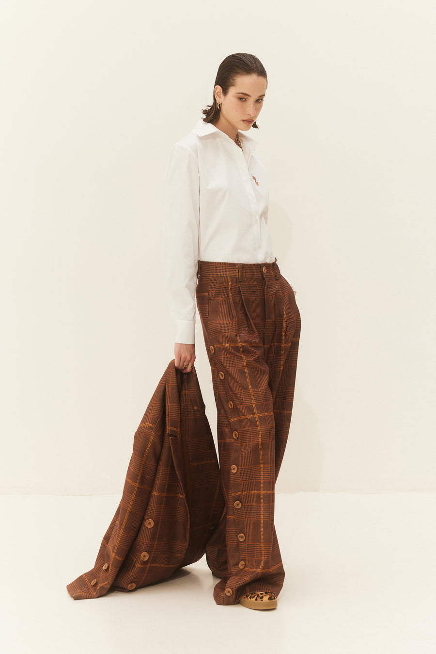 Somalia Pants (Caramel Plaid)