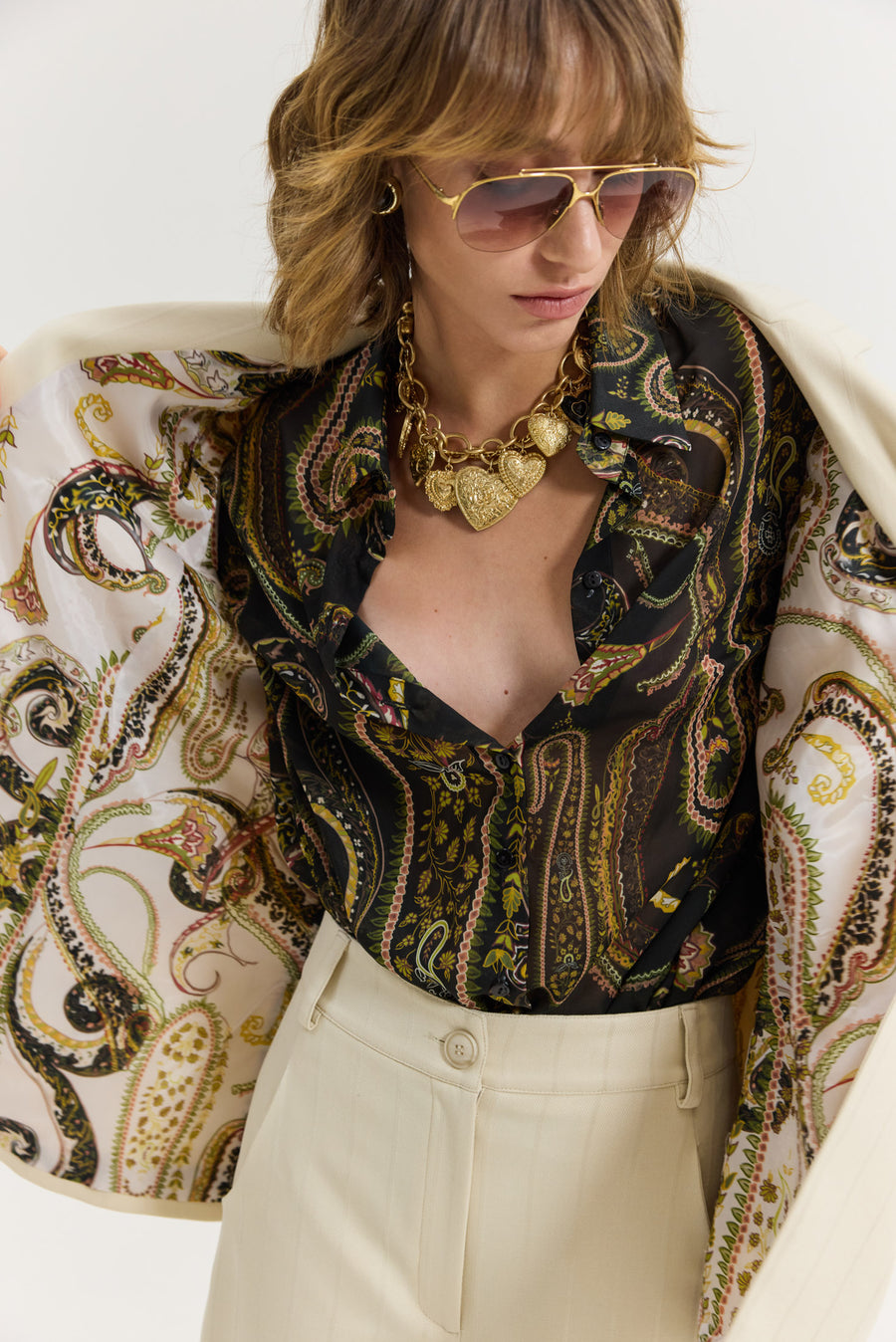 Scotch blazer (Cream)