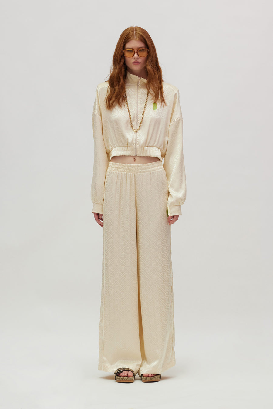 Peacock Pants (Cream)