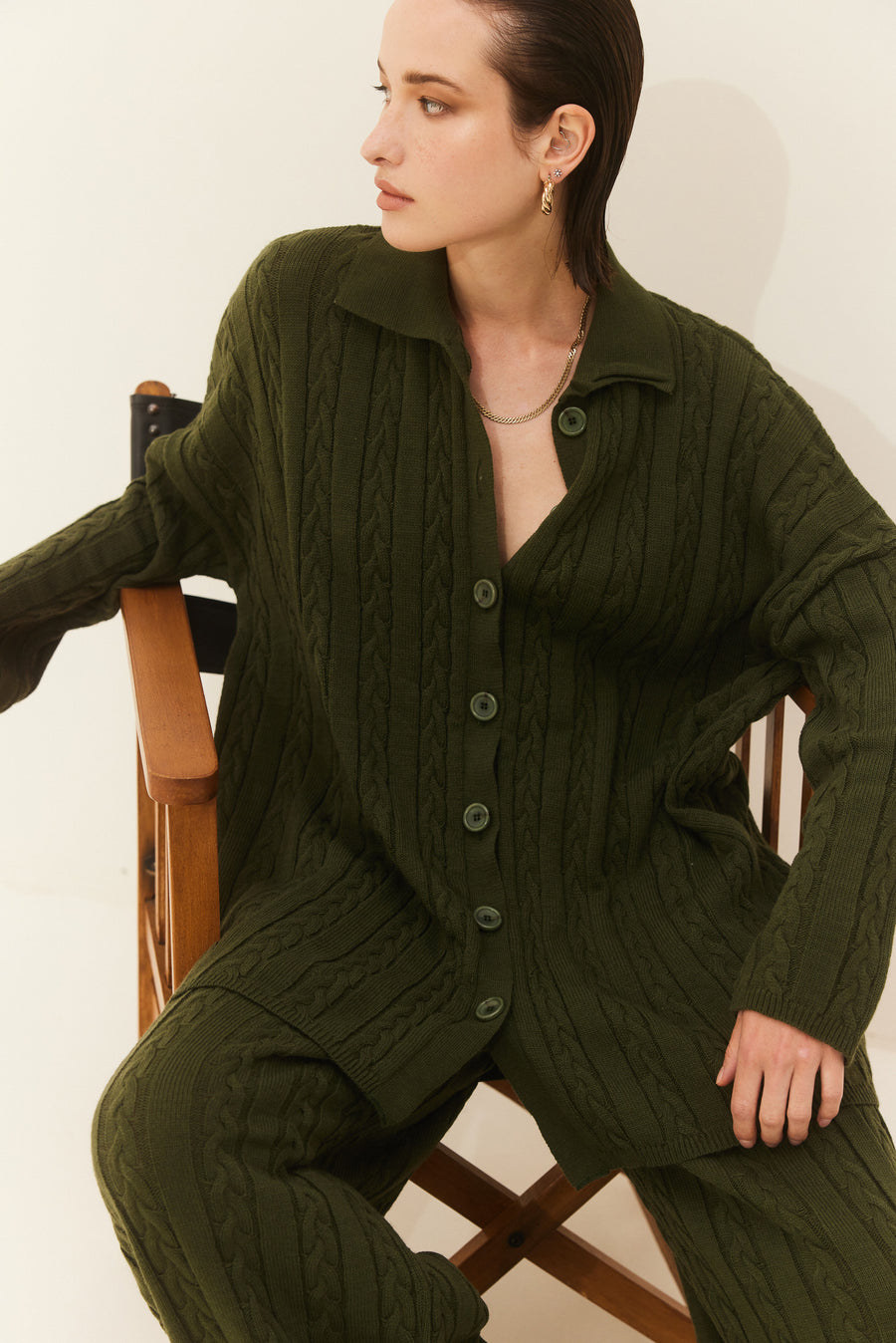 Olivia Cardigan (Green)