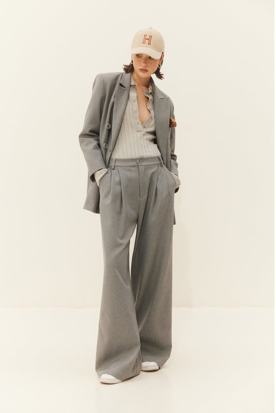 Chameleon Pants (Grey Melange)