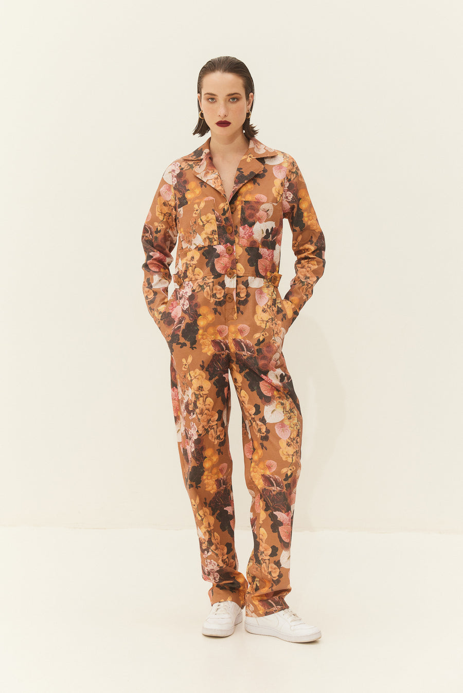 Apricot Jumpsuit (Caramel)