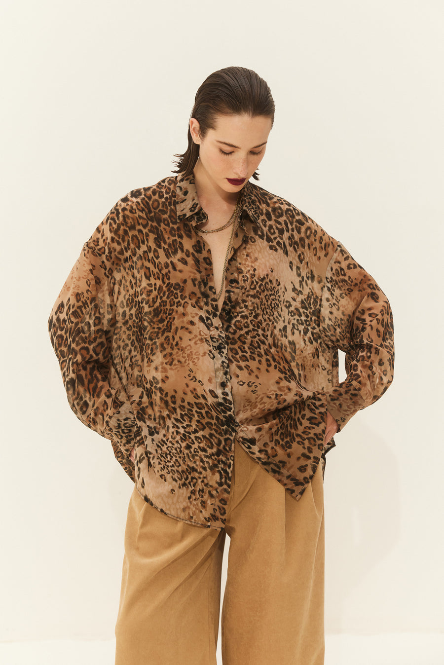 Heather Shirt (Leopard)