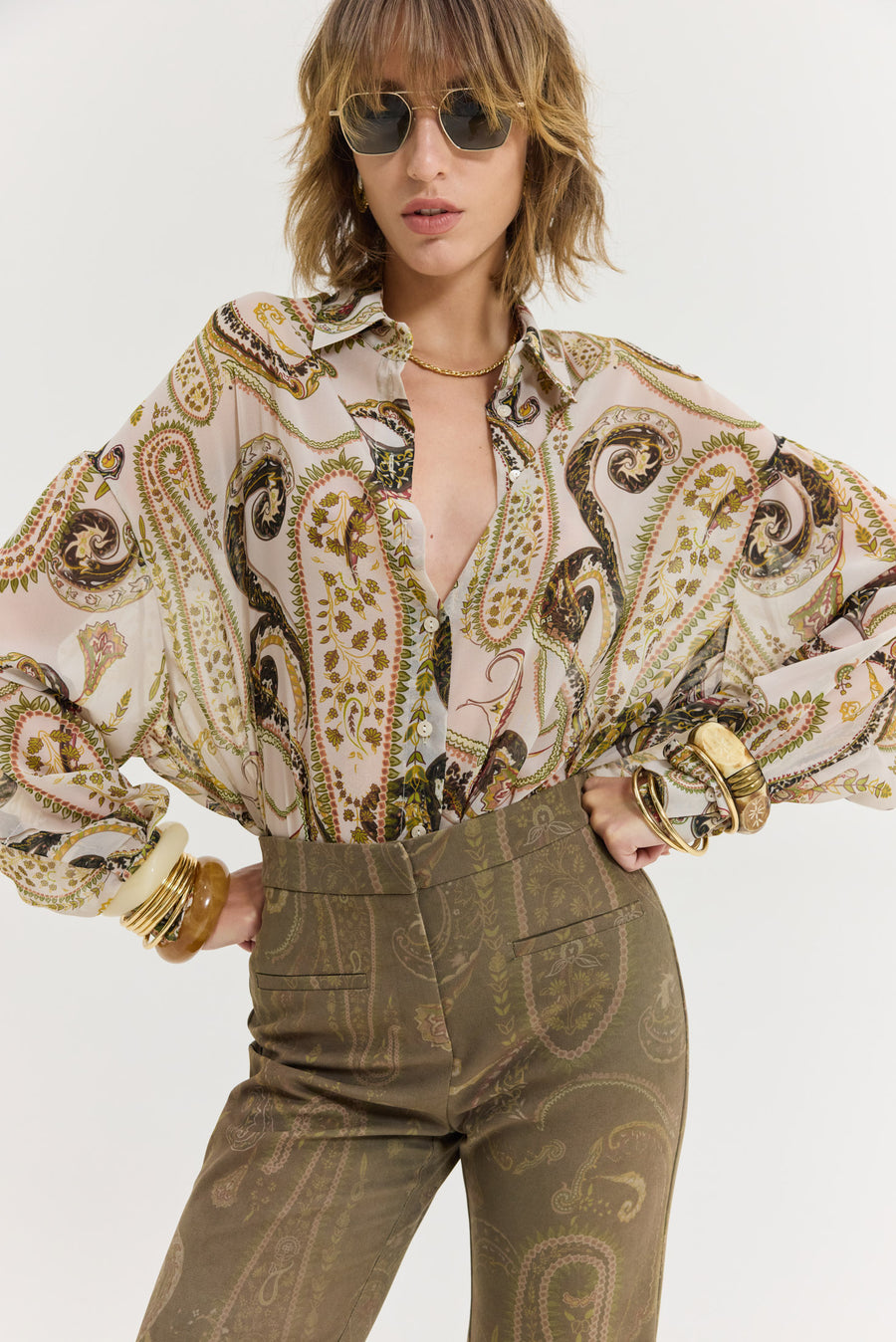 Heather Shirt (Golden Fields Cream)