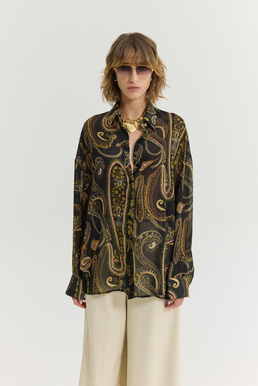Heather Shirt (Golden Fields Black)