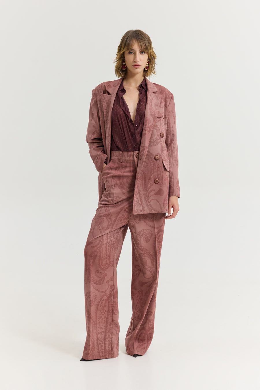 Nairobi Blazer (Dark Pink)