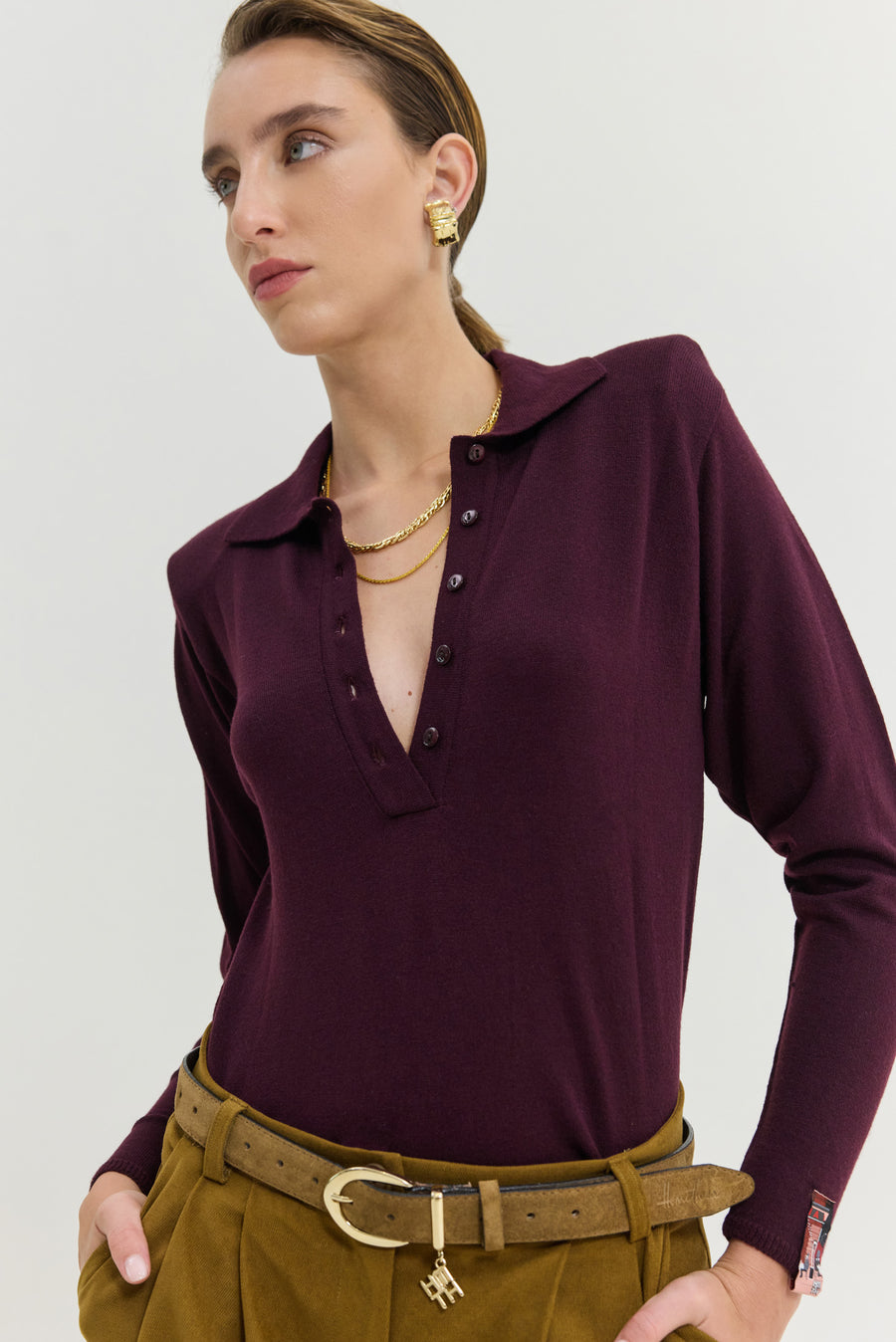 Hurricane Top (Dark Bordeaux)