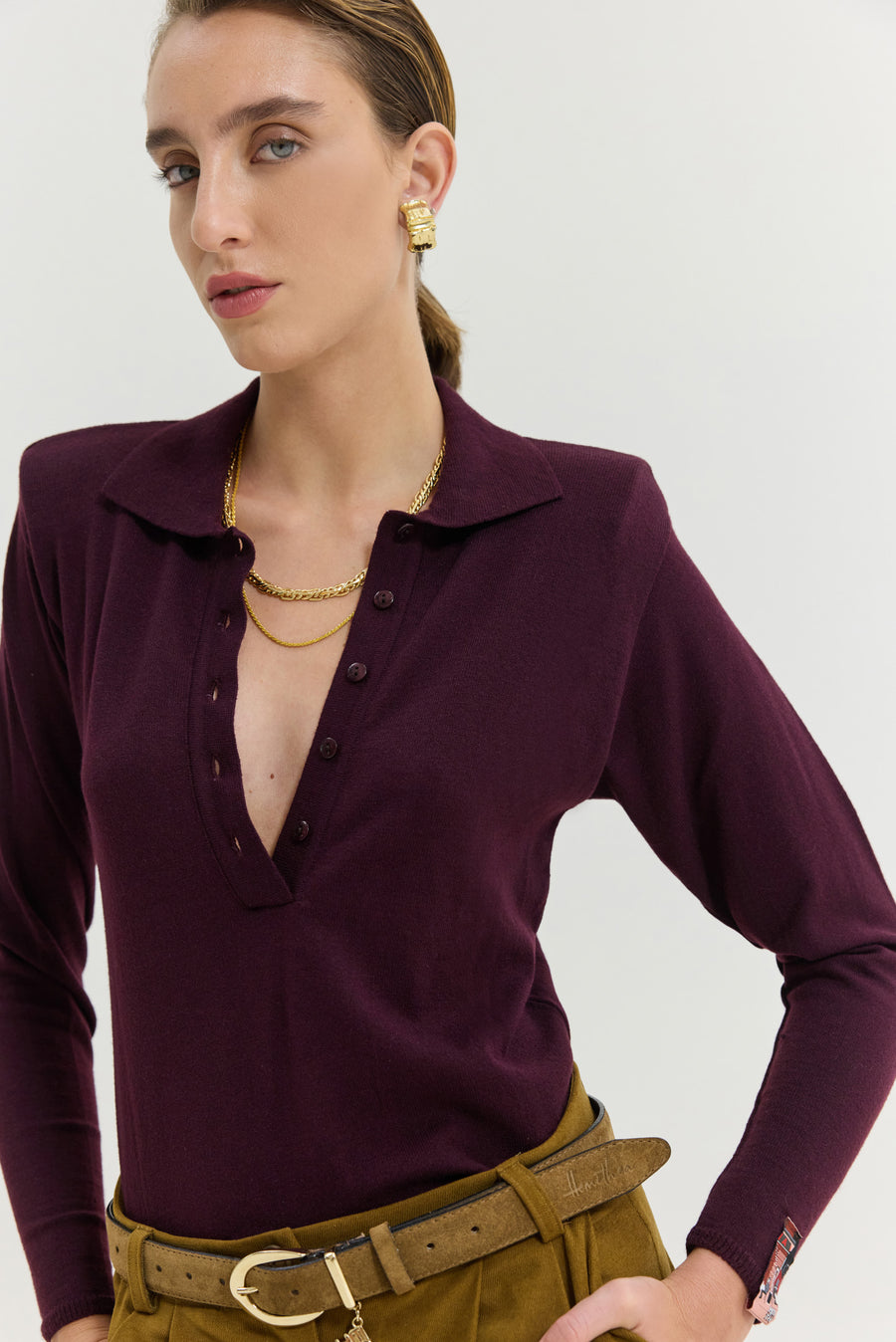 Hurricane Top (Dark Bordeaux)