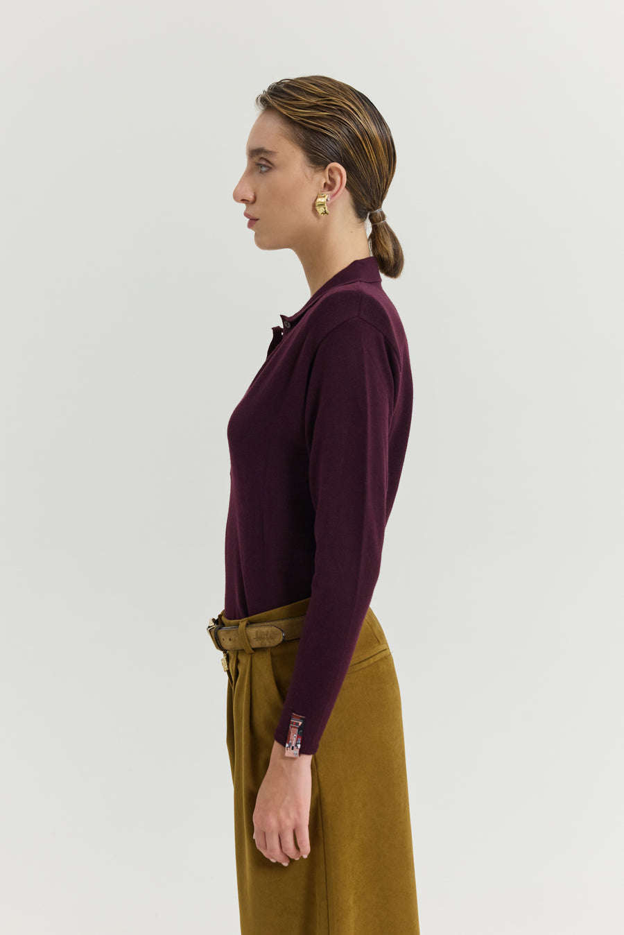 Hurricane Top (Dark Bordeaux)