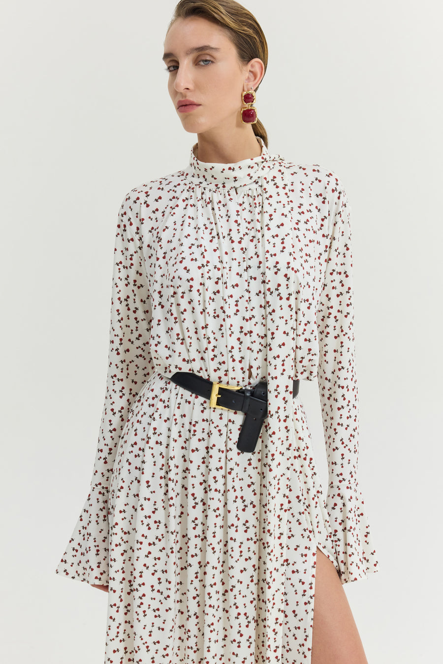 Peony Dress (Off-White)