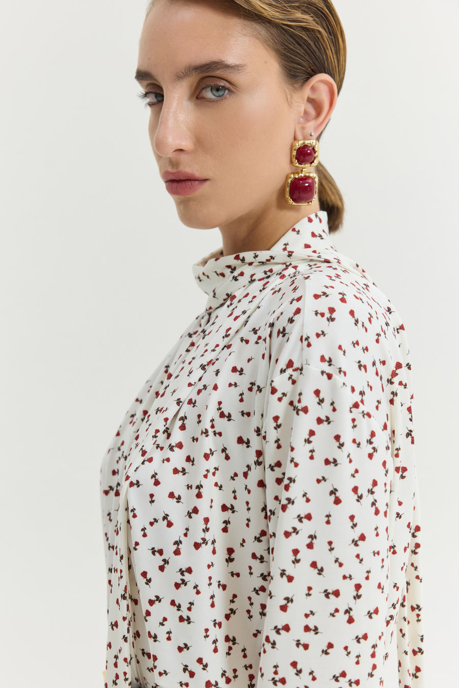 Peony Dress (Off-White)