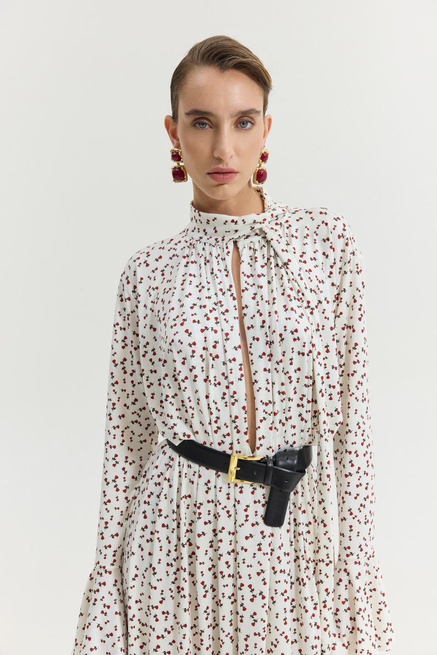 Peony Dress (Off-White)