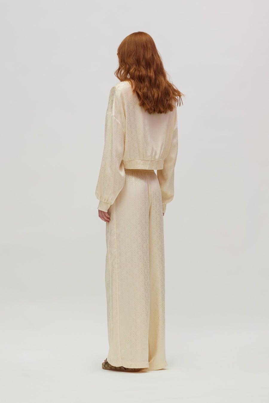 Peacock Pants (Cream)