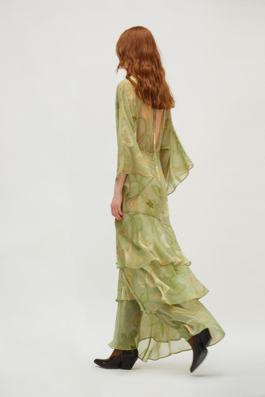Bari Dress (Gold green)