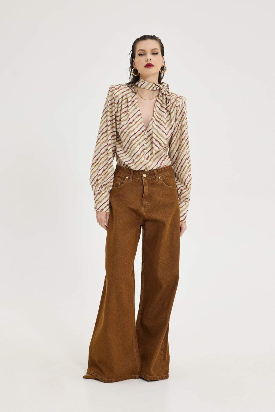 Salem Denim Pants (Tobacco)