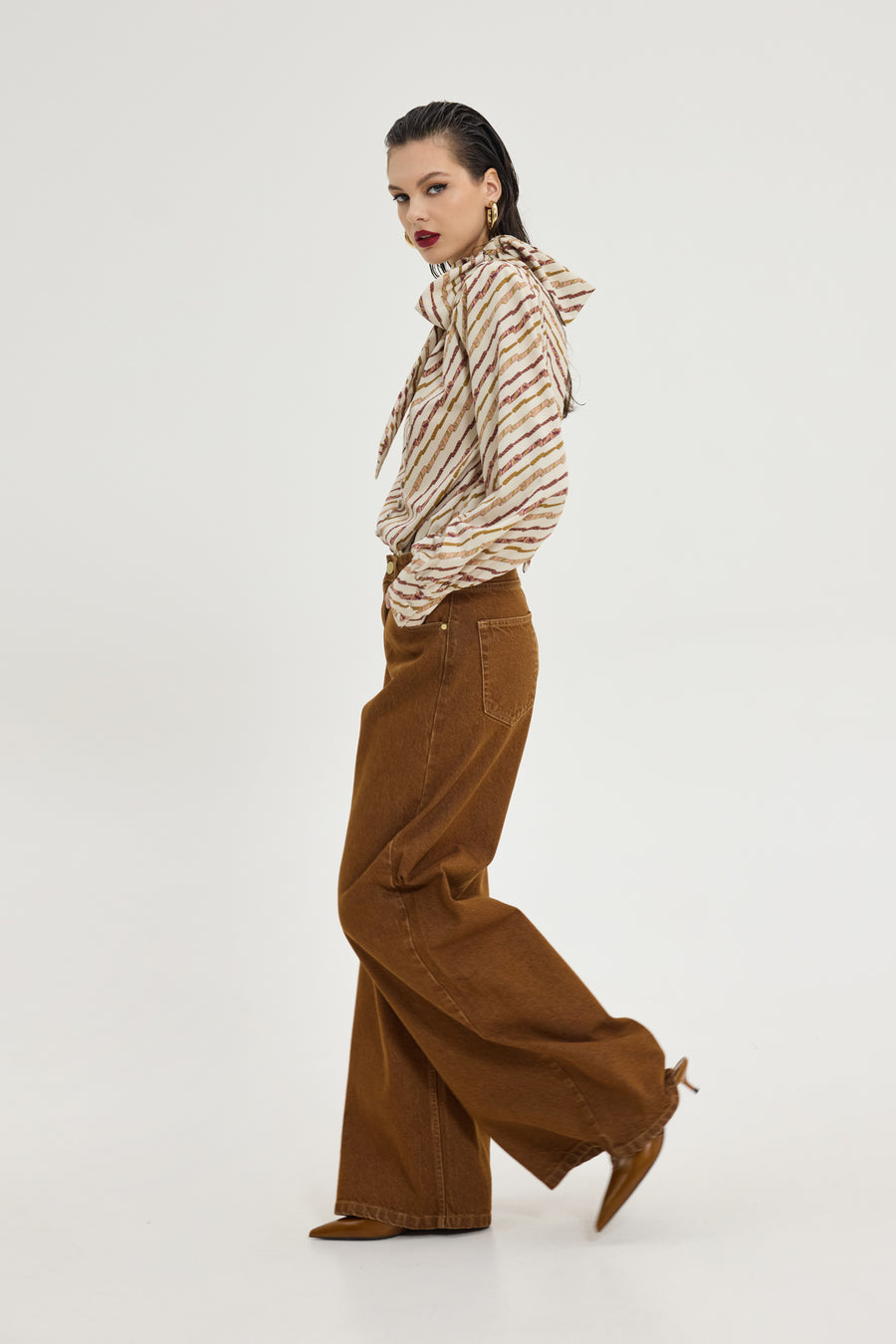 Salem Denim Pants (Tobacco)