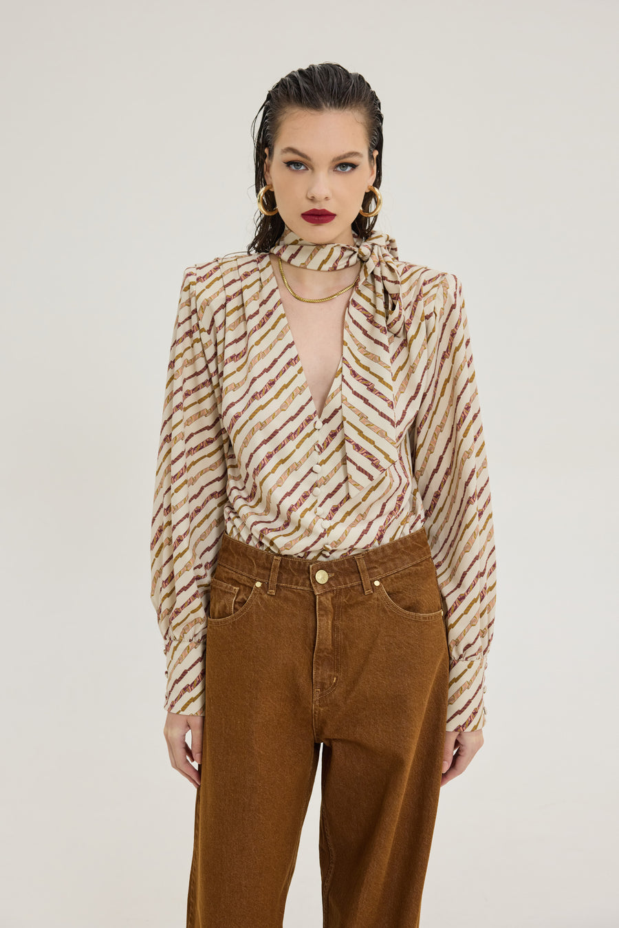 Salem Denim Pants (Tobacco)