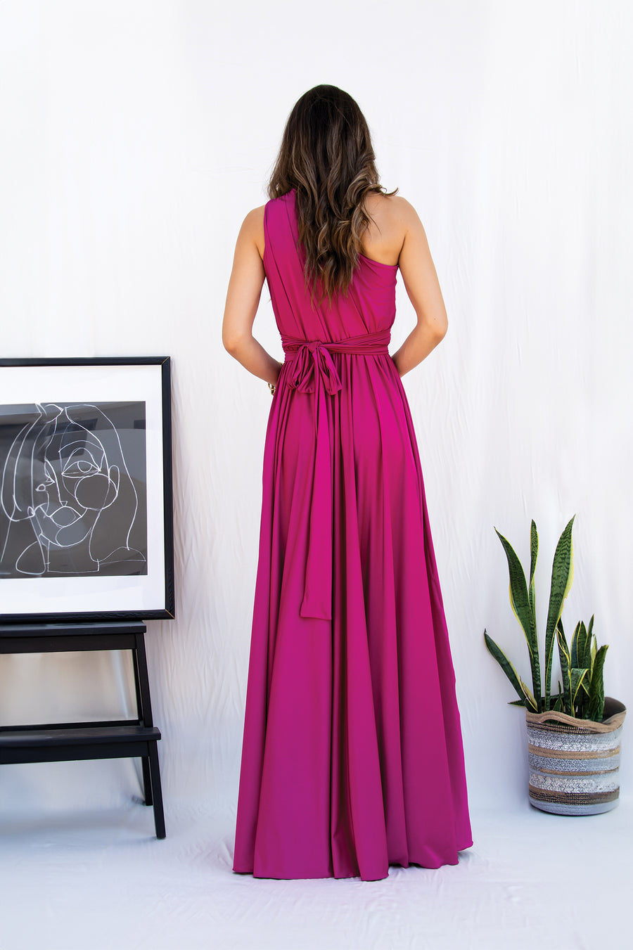 Mariloo Super Dress (magenta)